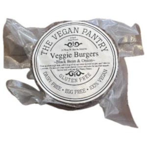 Black Bean and Onion Veggie Burger